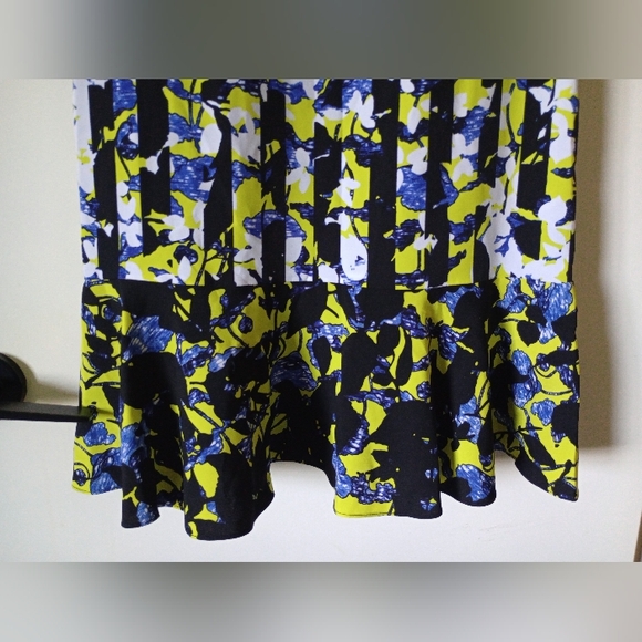 Peter Pilotto Sleeveless Abstract Floral Dress Size Small - Picture 4 of 16